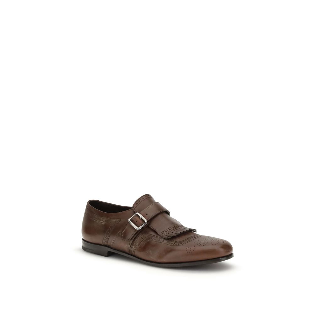 2026 New Arrival Church's Brown Calf Leather Bos Taurus Slip-On Loafers
