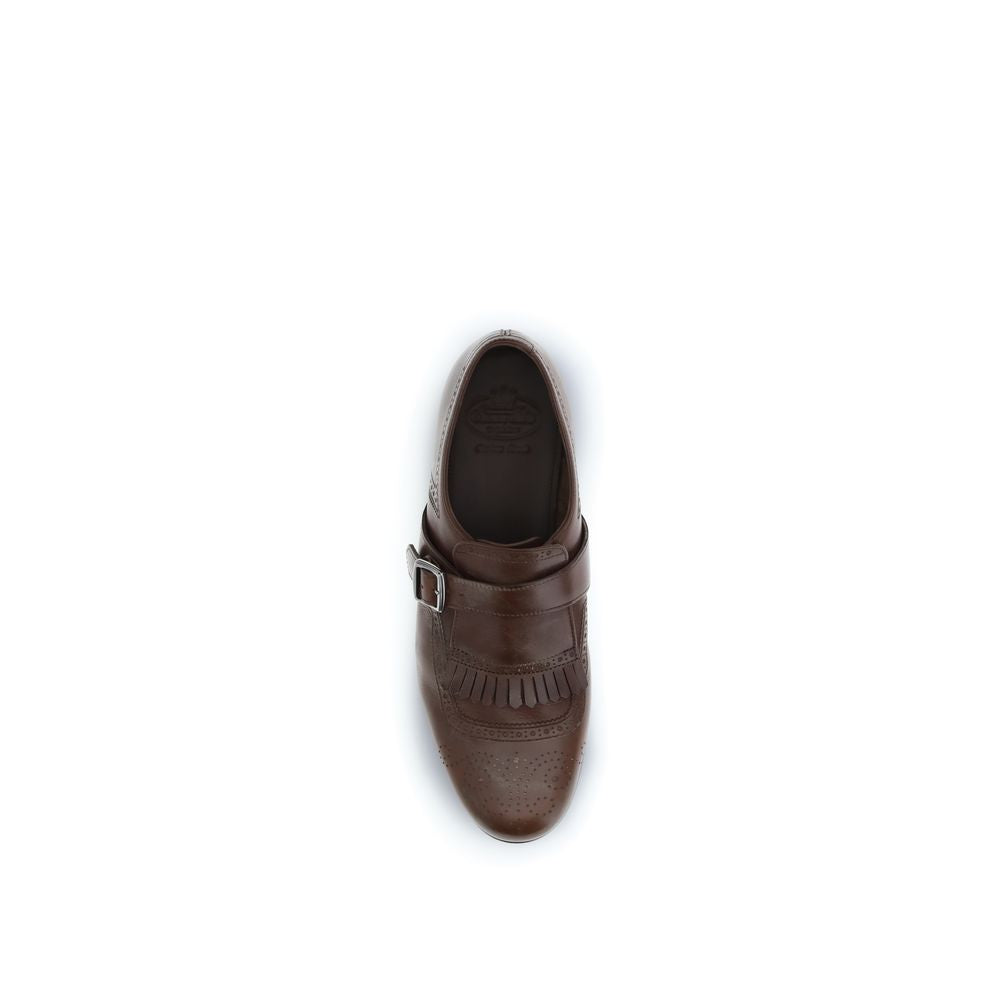 2026 New Arrival Church's Brown Calf Leather Bos Taurus Slip-On Loafers