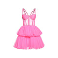 2026 New Arrival 19:13 DRESSCODE Multicolor Cotton Cocktail Dress
