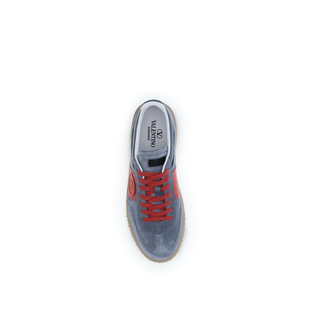 2026 New Arrival Valentino Garavani Multicolor Calf Leather Bos Taurus Low Top Sneakers