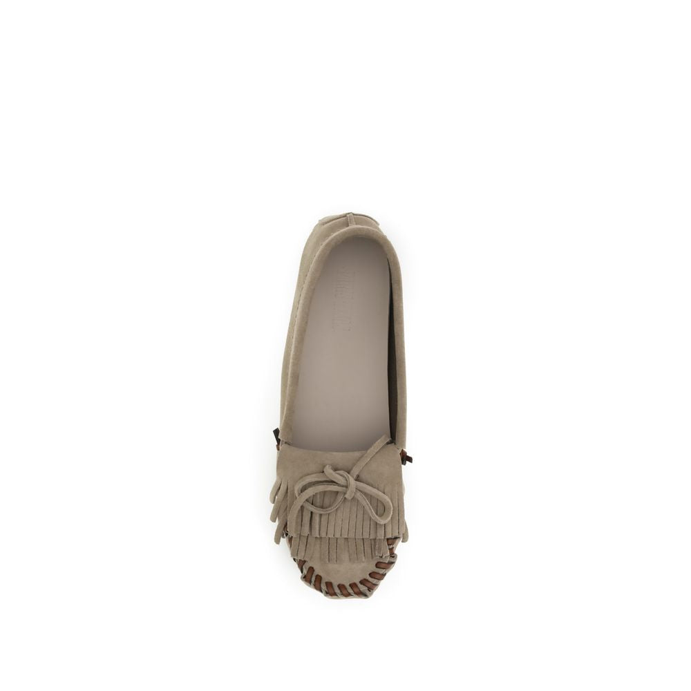 2026 New Arrival Paris Texas Gray Calf Leather Bos Taurus Moccassin