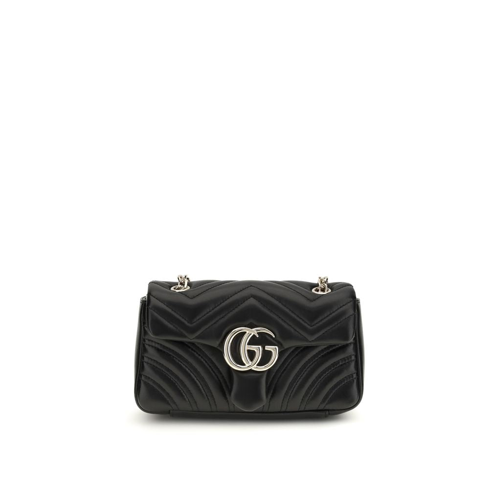 2026 New Arrival Gucci Black Calf Leather Bos Taurus Shoulder Bag