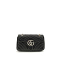 2026 New Arrival Gucci Black Calf Leather Bos Taurus Shoulder Bag