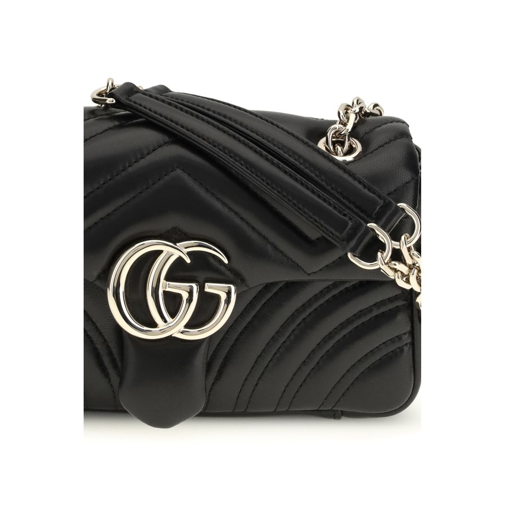 2026 New Arrival Gucci Black Calf Leather Bos Taurus Shoulder Bag