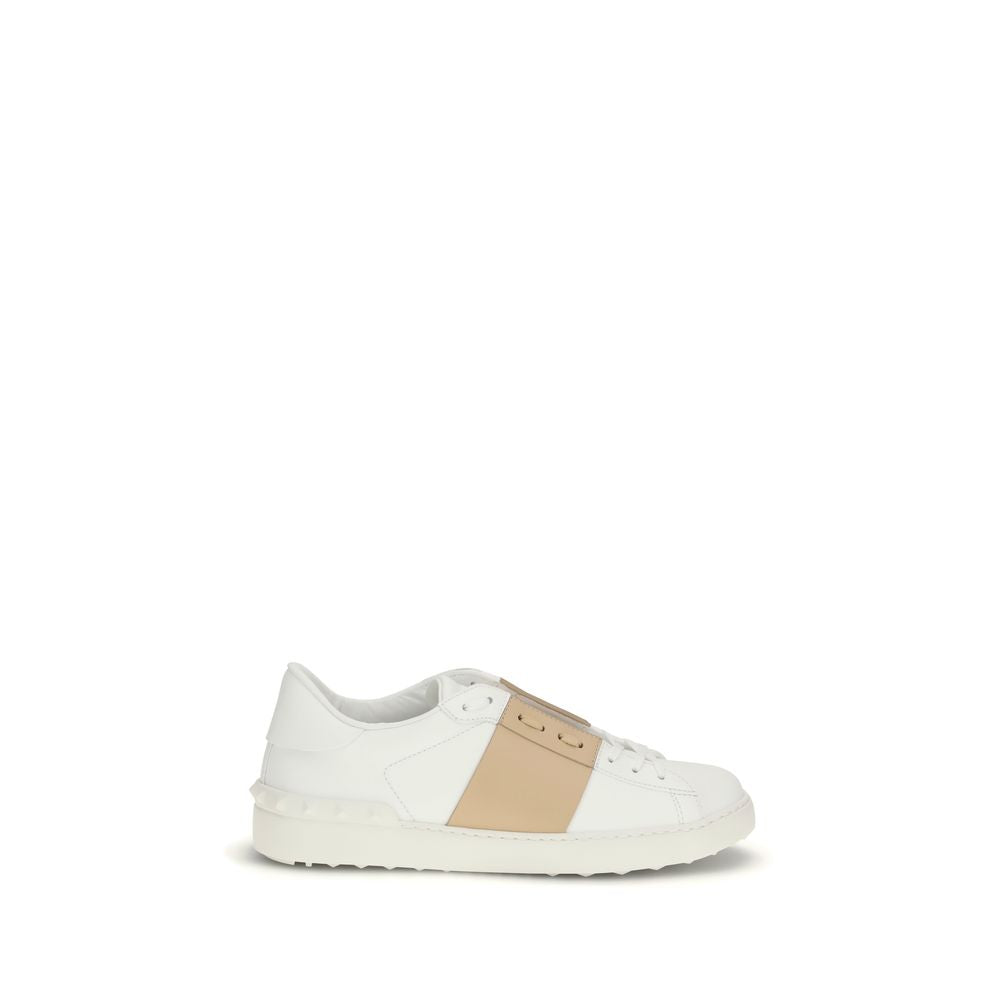 2026 New Arrival Valentino Garavani White Calf Leather Bos Taurus Low Top Sneakers
