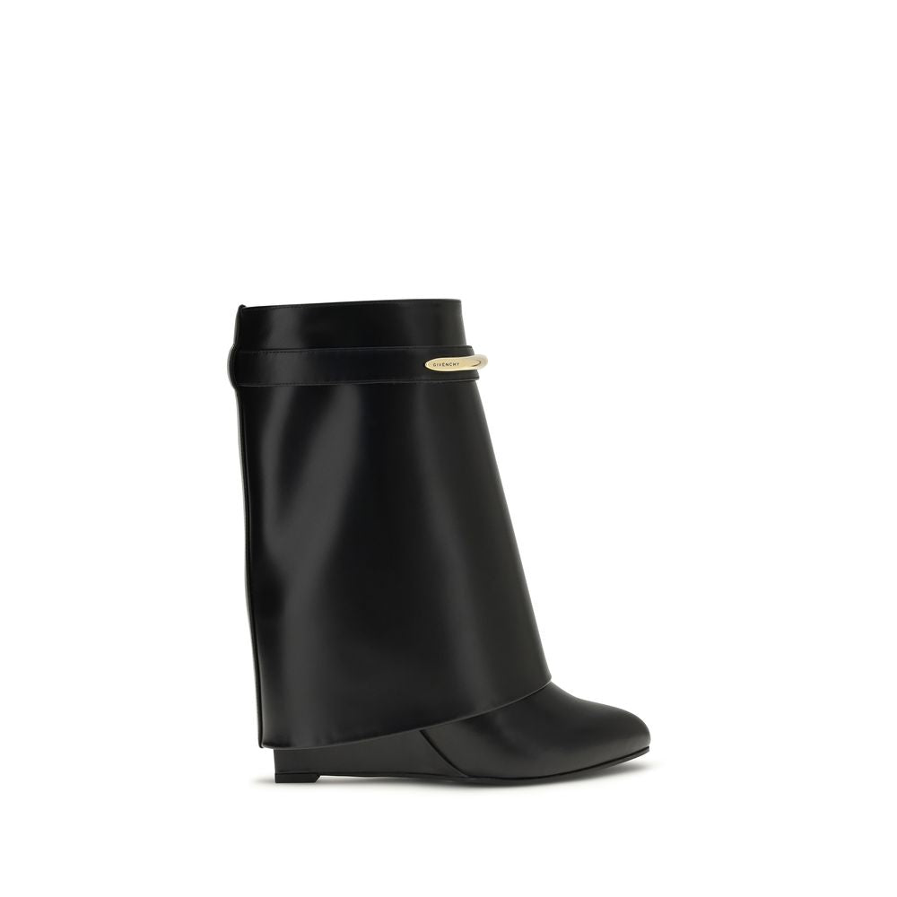2026 New Arrival Givenchy Black Calf Leather Bos Taurus Ankle Boots