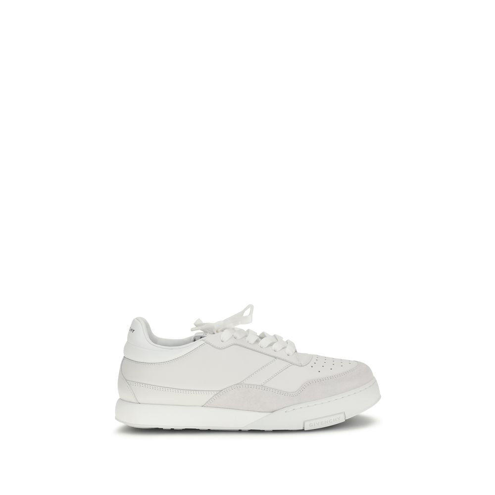 2026 New Arrival Givenchy White Calf Leather Bos Taurus Low Top Sneakers