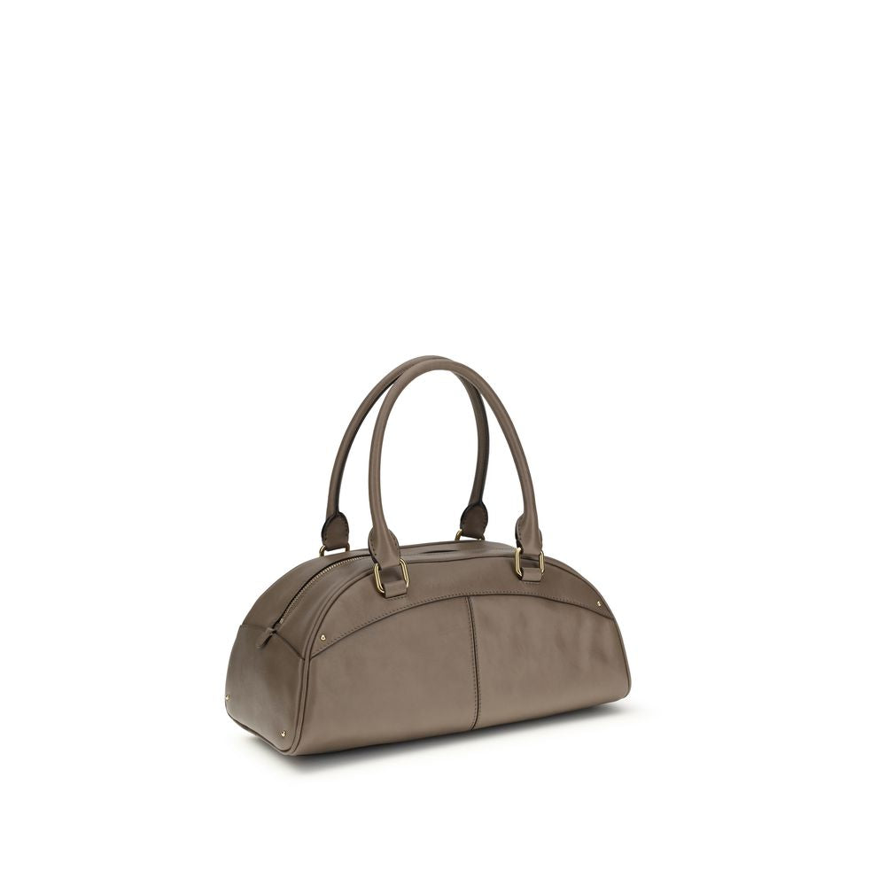 2026 New Arrival Chloé Gray Calf Leather Bos Taurus Handbag