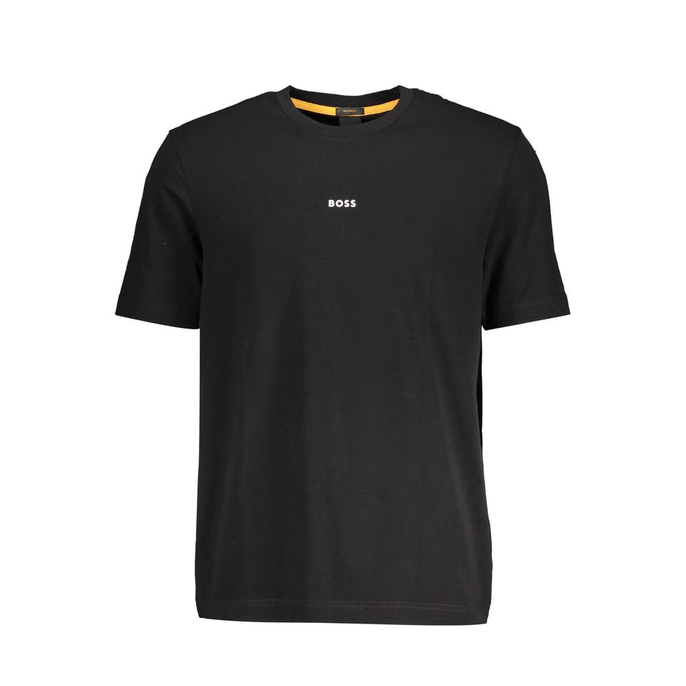 2026 New Arrival Hugo Boss Black Cotton Men's T-Shirt