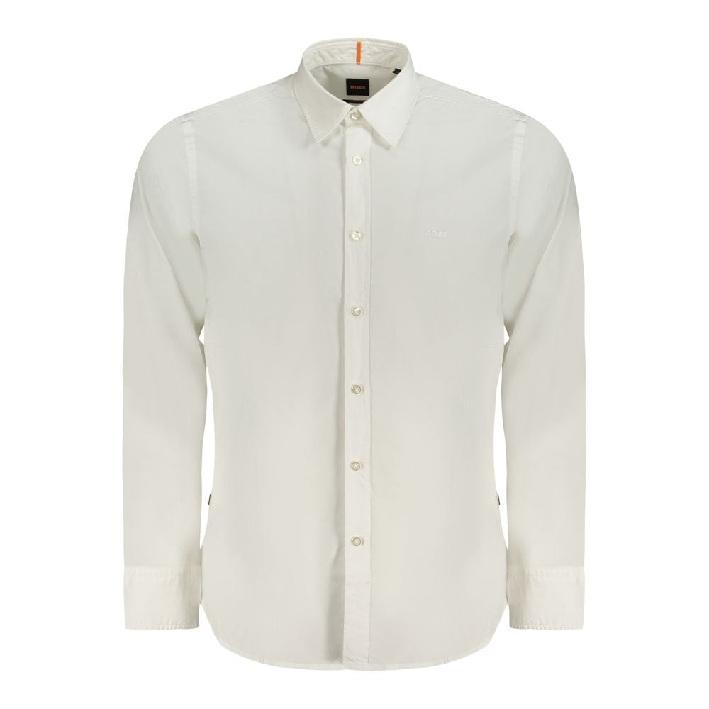 2026 New Arrival Hugo Boss White Cotton Men Shirt