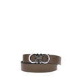 2026 New Arrival Ferragamo Brown Calf Leather Bos Taurus Regular Belt