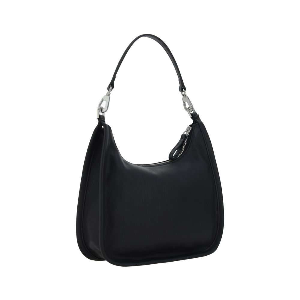 2026 New Arrival Pierre Hardy Black Calf Leather Bos Taurus Shoulder Bag