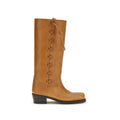 2026 New Arrival Paris Texas Brown Calf Leather Bos Taurus Lace-Up Boots