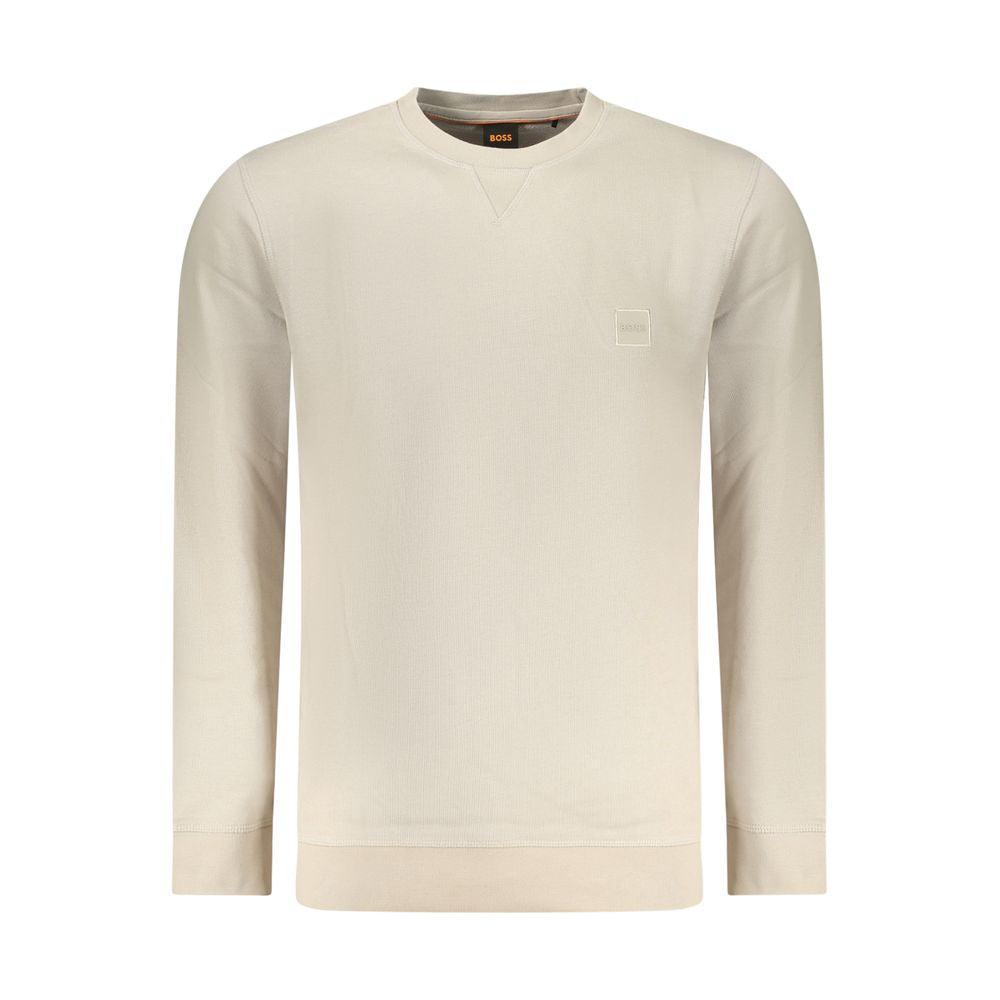 2026 New Arrival Hugo Boss Beige Cotton Men Sweatshirt