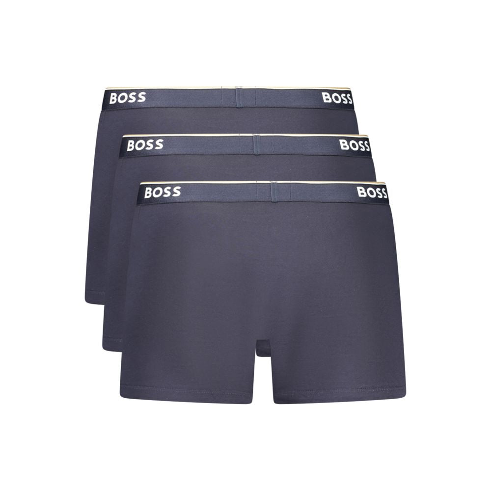 2026 New Arrival Hugo Boss Blue Cotton Men Boxer Short