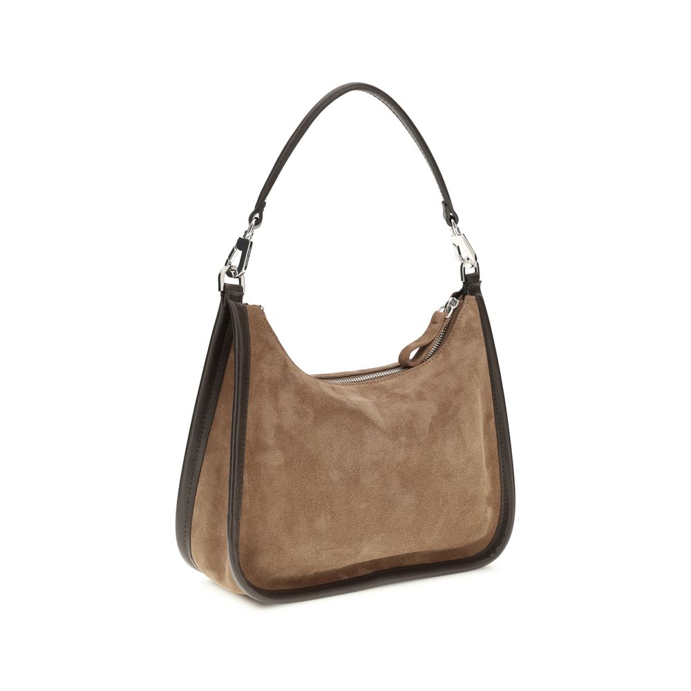 2026 New Arrival Pierre Hardy Brown Calf Leather Bos Taurus Shoulder Bag