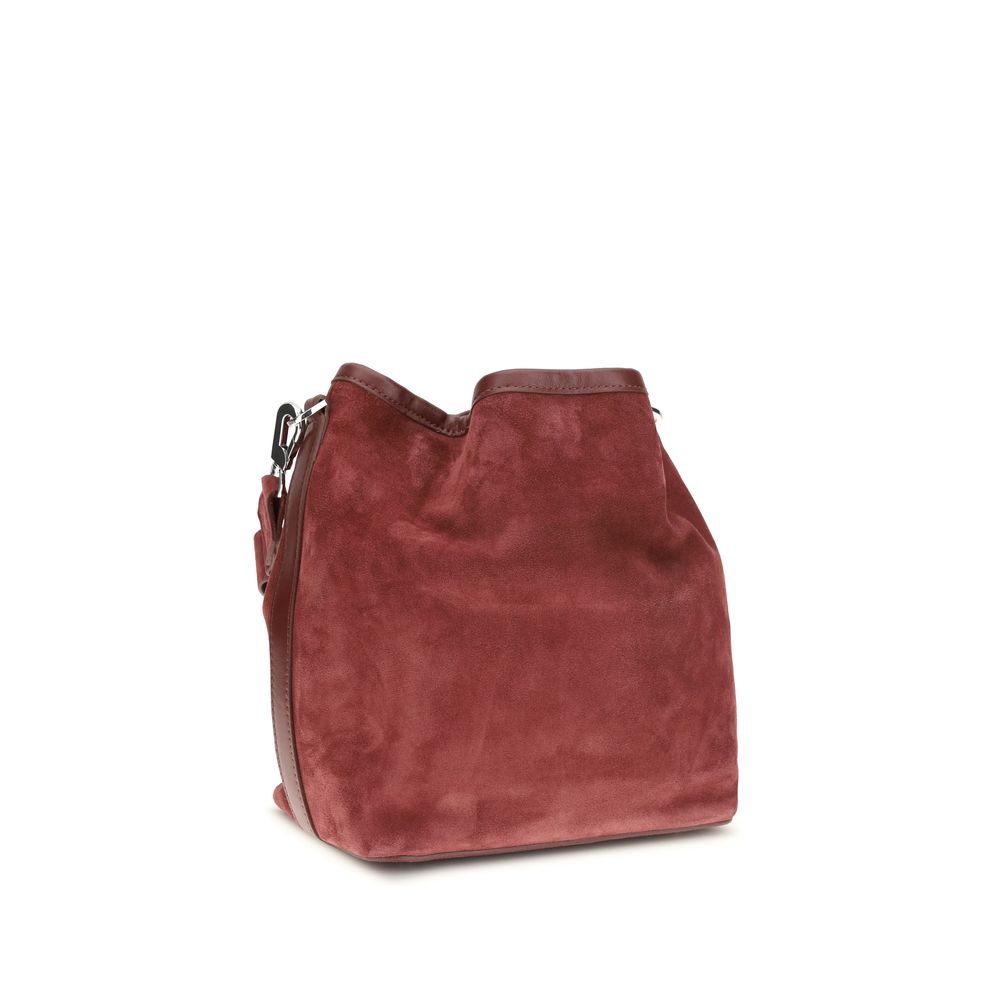 2026 New Arrival Pierre Hardy Bordeaux Calf Leather Bos Taurus Backet Bag