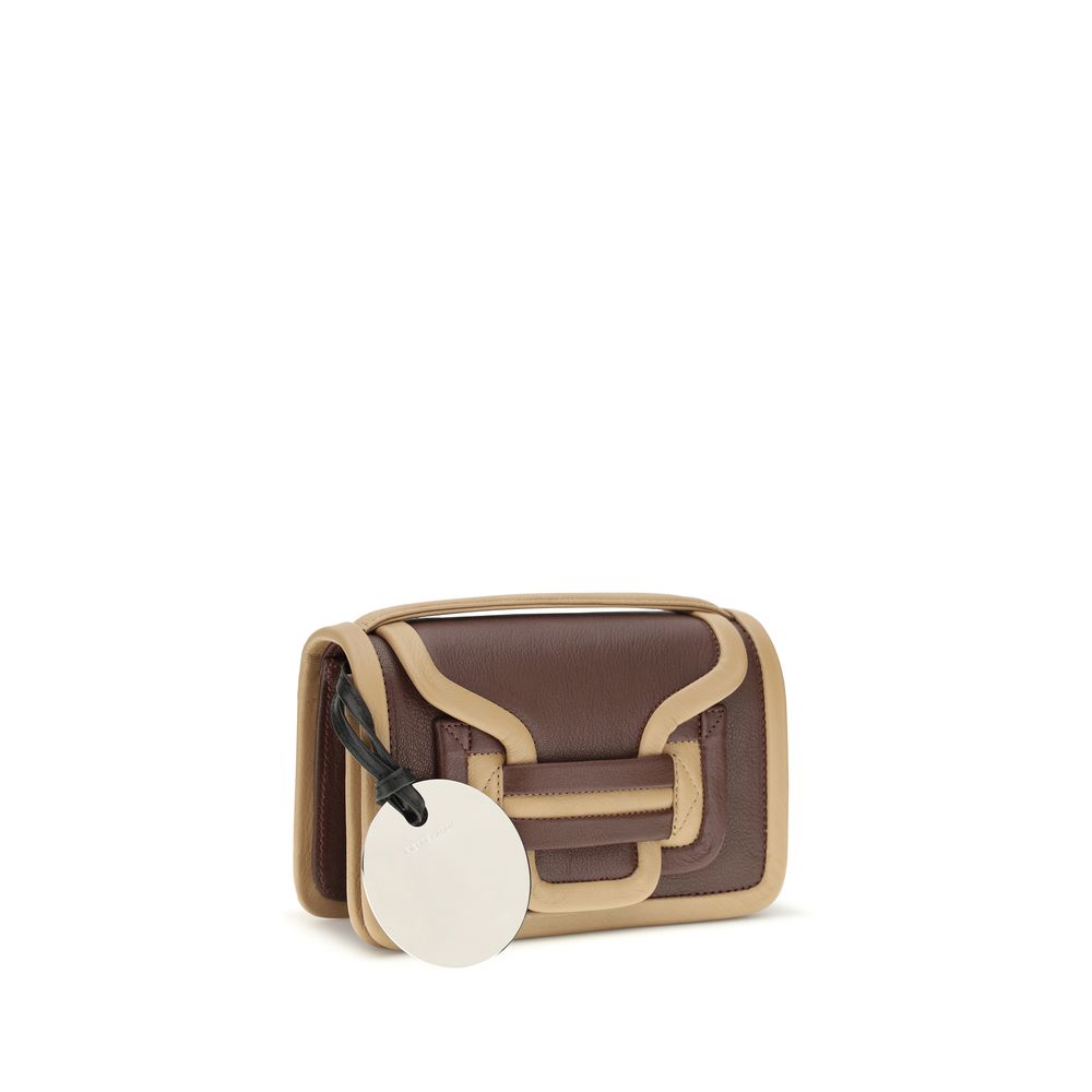 2026 New Arrival Pierre Hardy Brown Calf Leather Bos Taurus Shoulder Bag