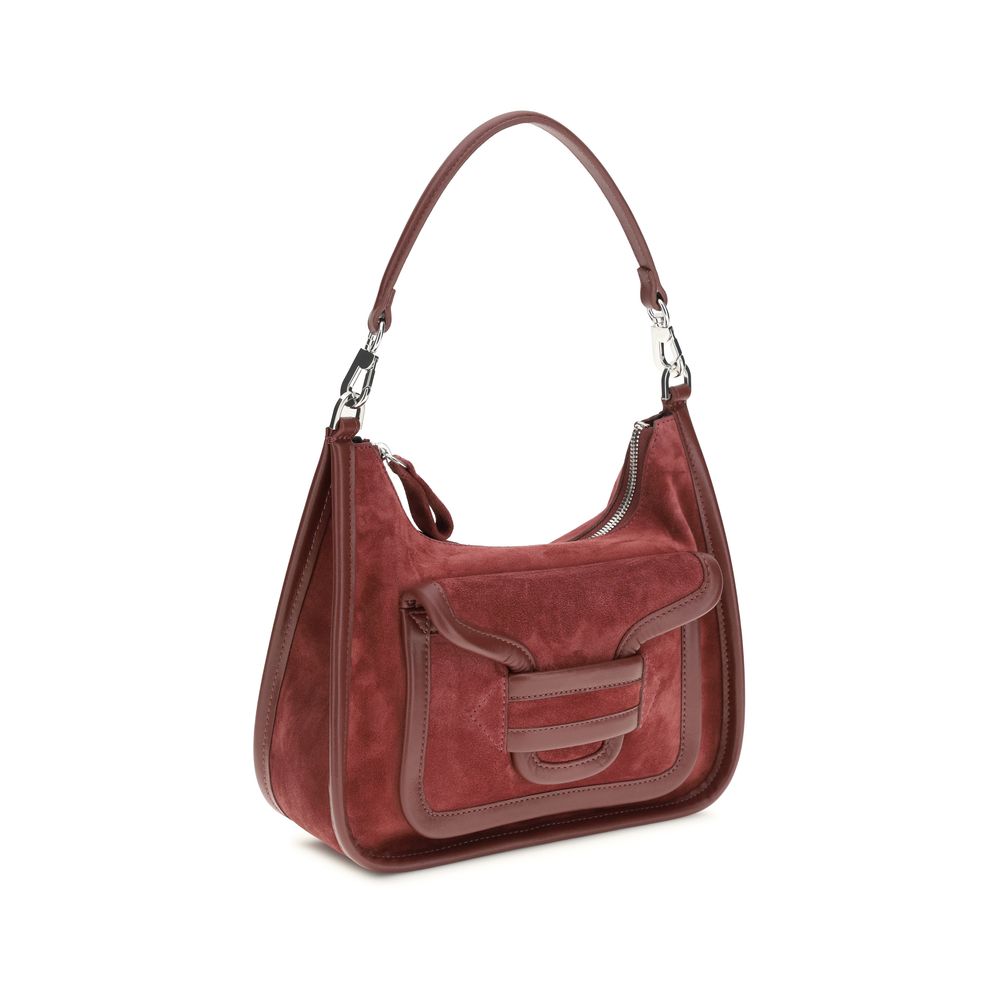 2026 New Arrival Pierre Hardy Bordeaux Calf Leather Bos Taurus Shoulder Bag