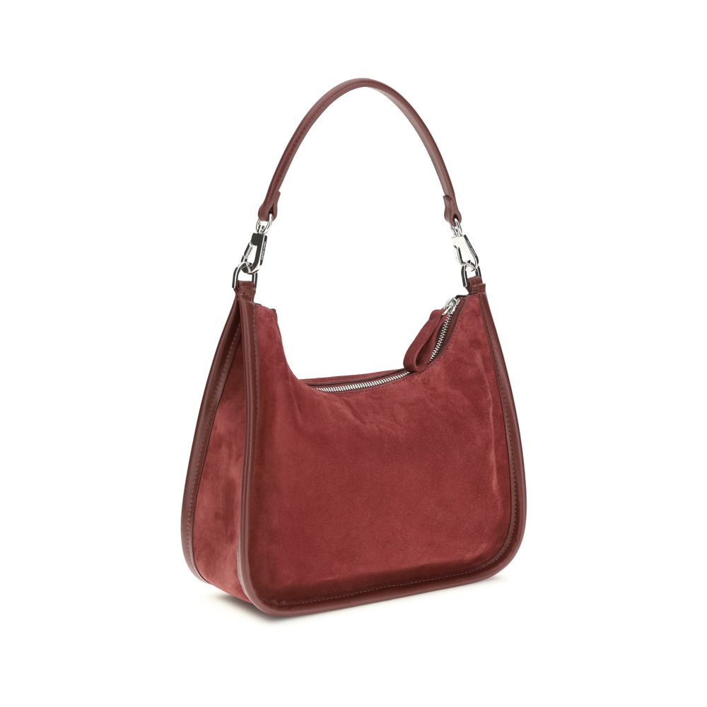 2026 New Arrival Pierre Hardy Bordeaux Calf Leather Bos Taurus Shoulder Bag