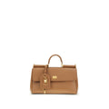 2026 New Arrival Dolce & Gabbana Beige Calf Leather Bos Taurus Shoulder Bag