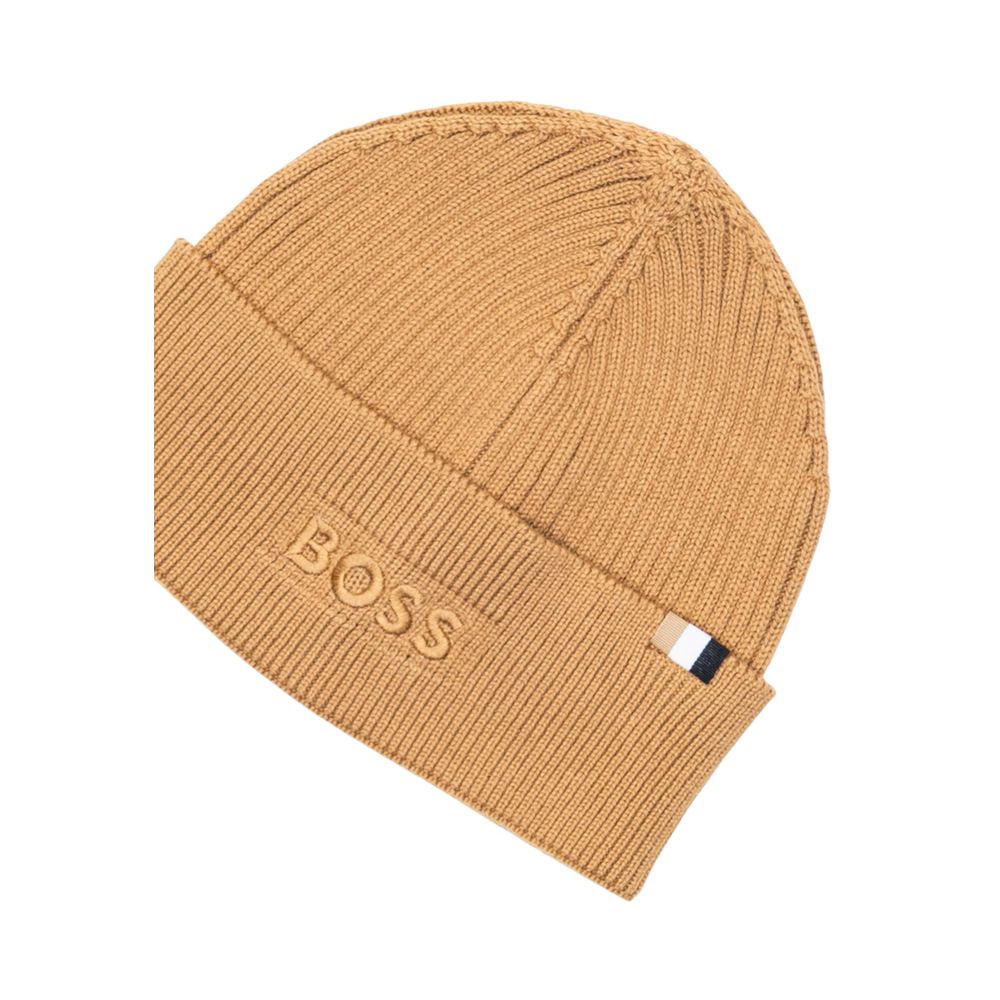 2026 New Arrival Hugo Boss Beige Cotton Cap (Baseball Hat)