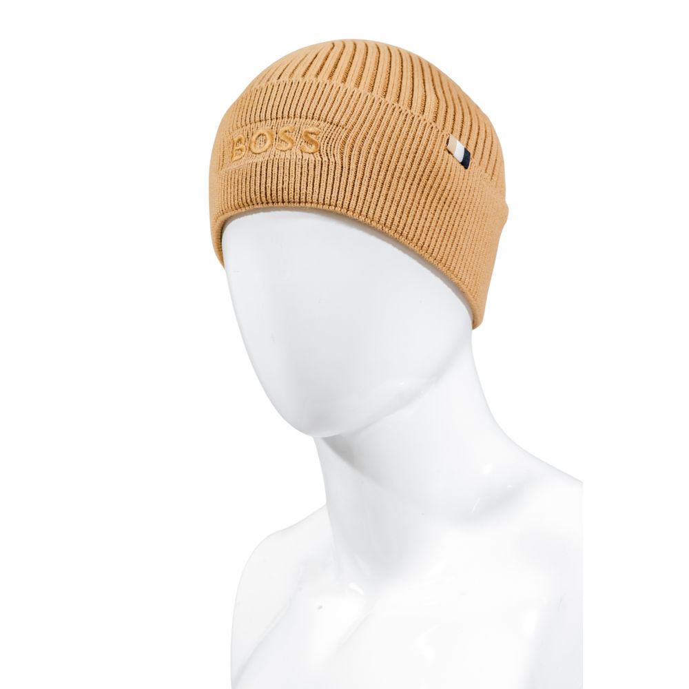 2026 New Arrival Hugo Boss Beige Cotton Cap (Baseball Hat)