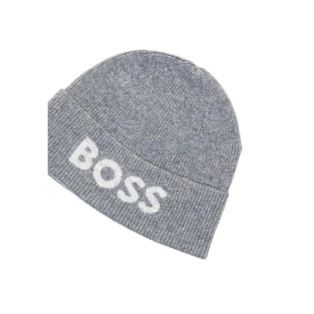 2026 New Arrival Hugo Boss Gray Recycled Polyamide Cap (Baseball Hat)