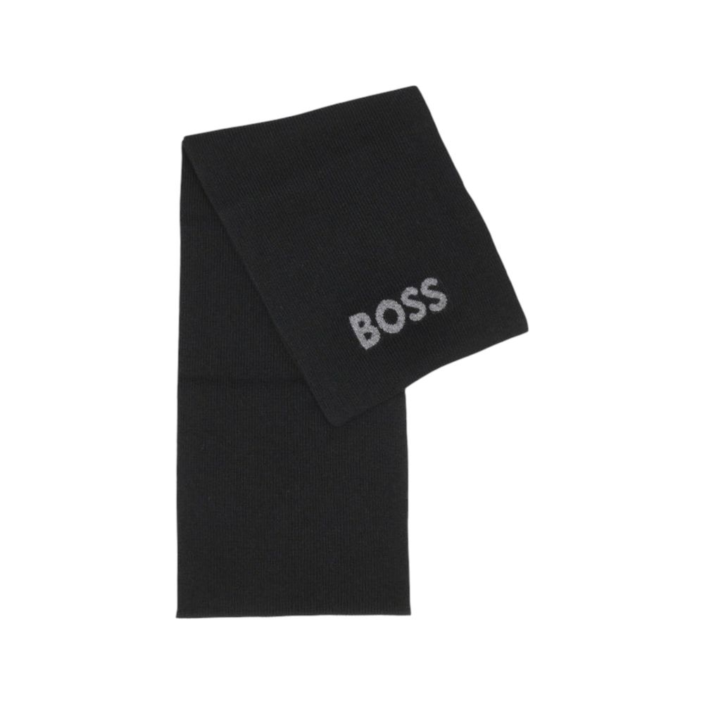 2026 New Arrival Hugo Boss Black Polyacrylic Scarf