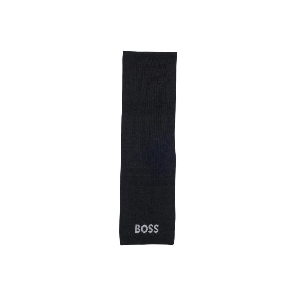 2026 New Arrival Hugo Boss Black Polyacrylic Scarf