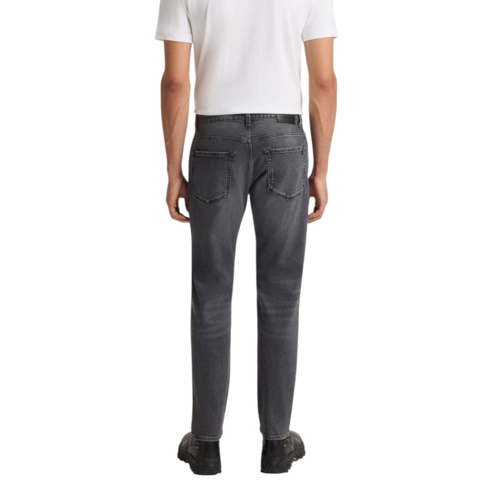 2026 New Arrival Hugo Boss Gray Cotton Relaxed Fit Jeans