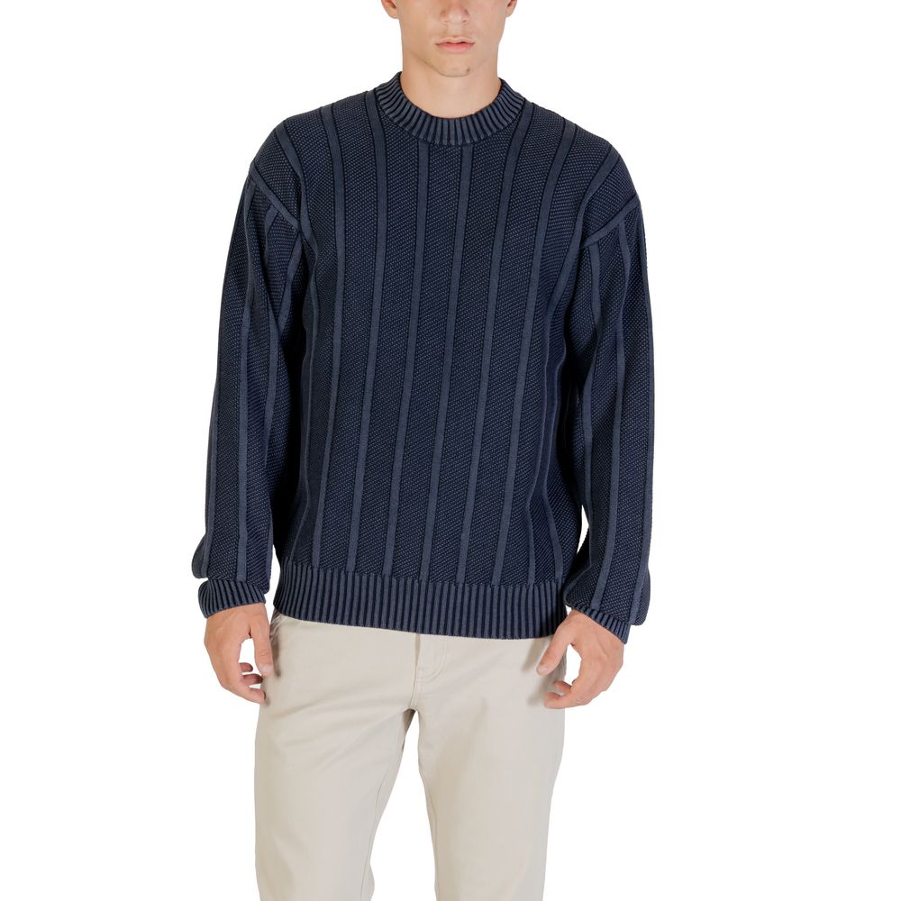 2026 New Arrival Hugo Boss Blue Cotton Sweatshirt