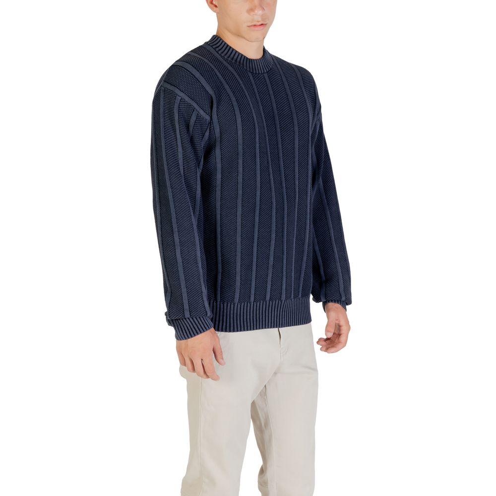 2026 New Arrival Hugo Boss Blue Cotton Sweatshirt