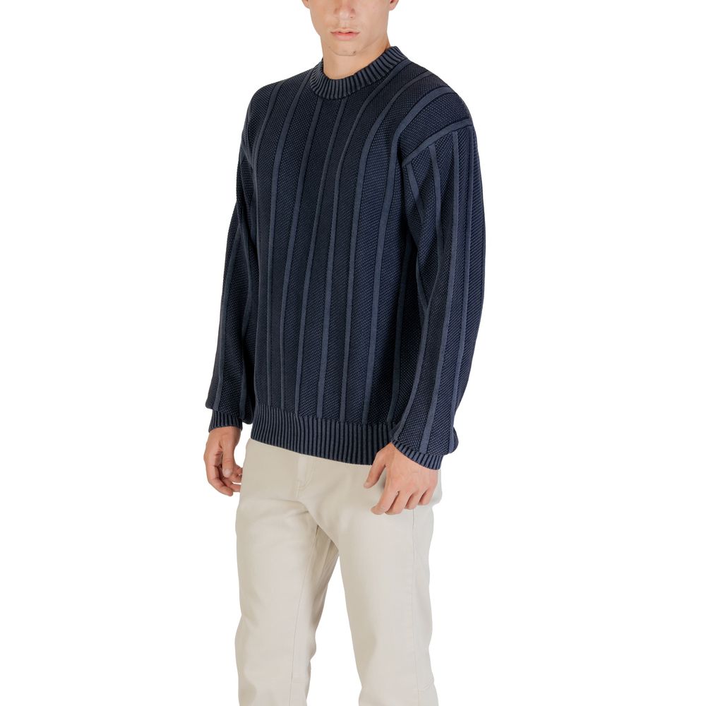 2026 New Arrival Hugo Boss Blue Cotton Sweatshirt