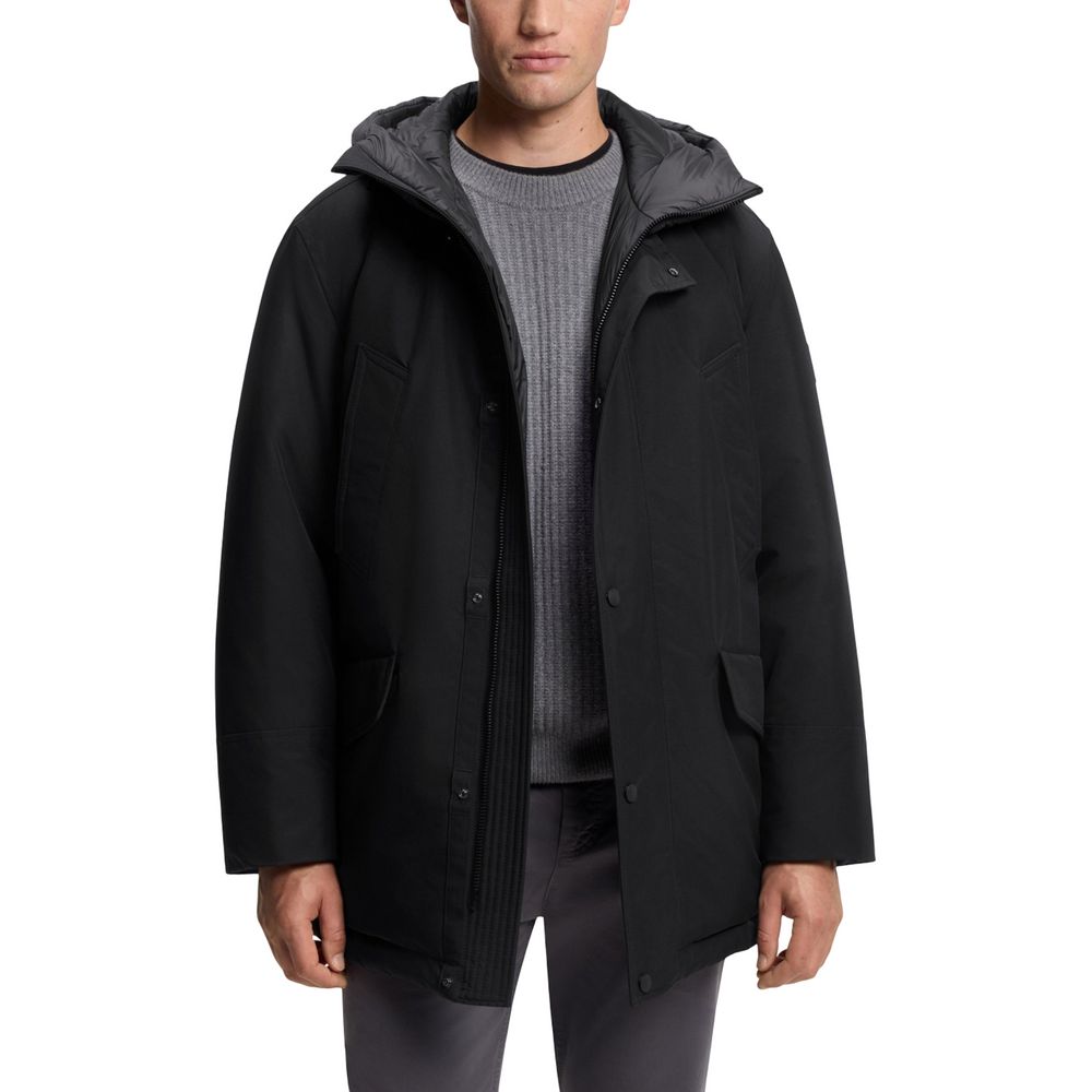 2026 New Arrival Hugo Boss Black Polyester Full-Length Jacket