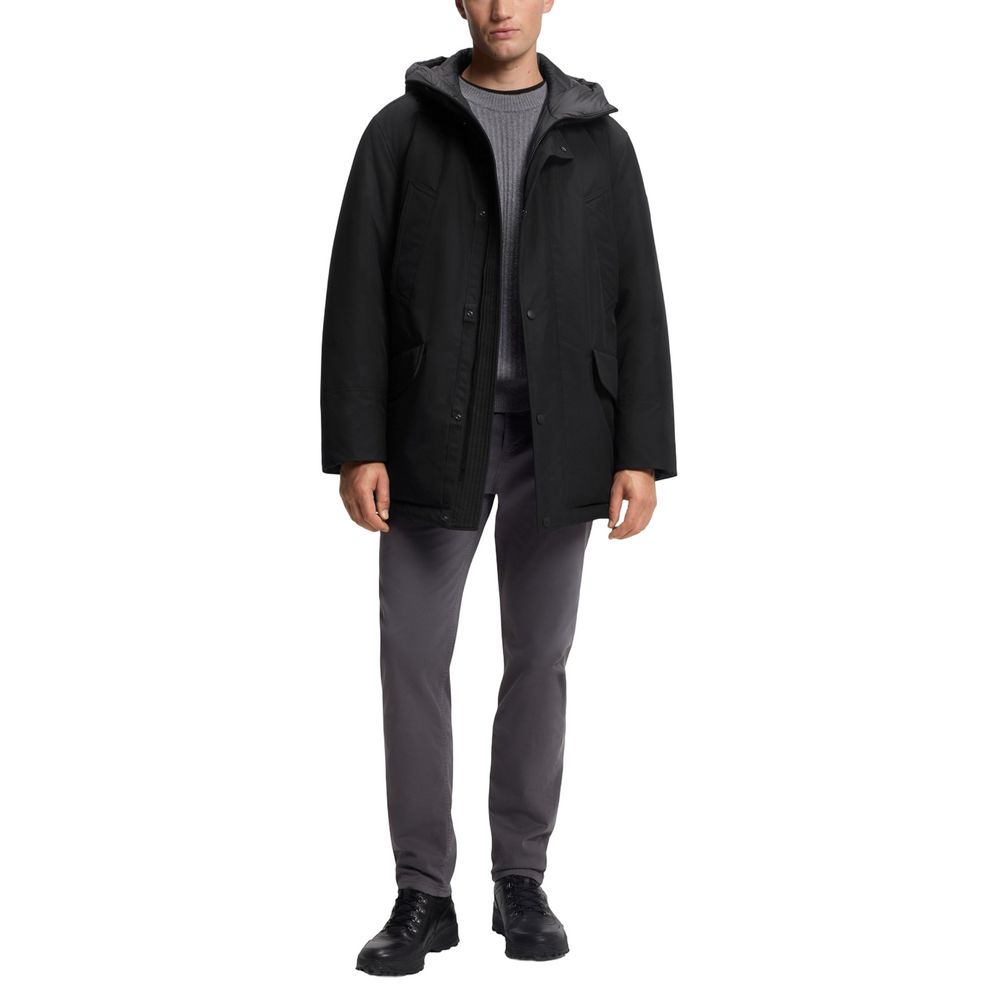 2026 New Arrival Hugo Boss Black Polyester Full-Length Jacket