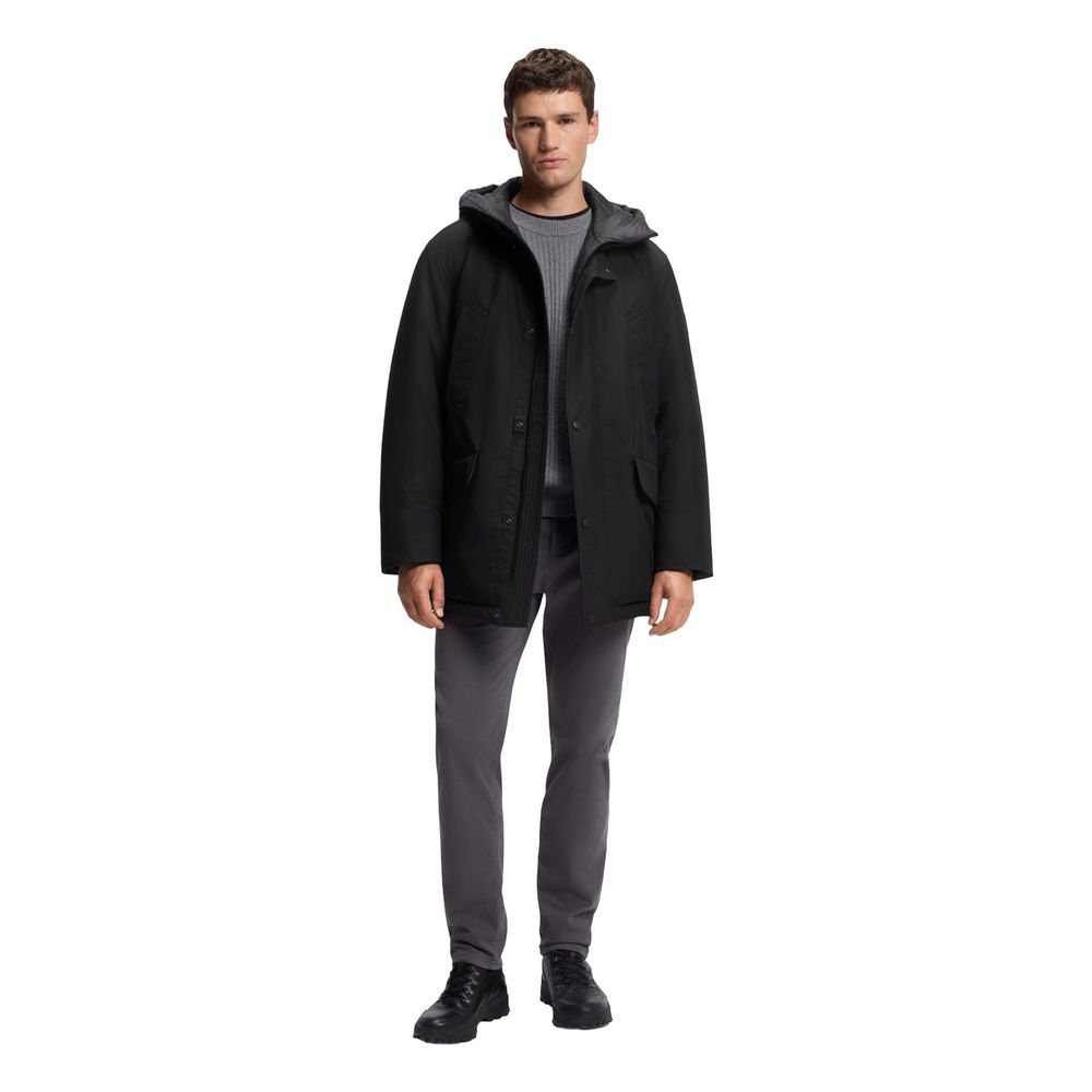 2026 New Arrival Hugo Boss Black Polyester Full-Length Jacket