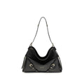 2026 New Arrival Givenchy Black Calf Leather Bos Taurus Shoulder Bag
