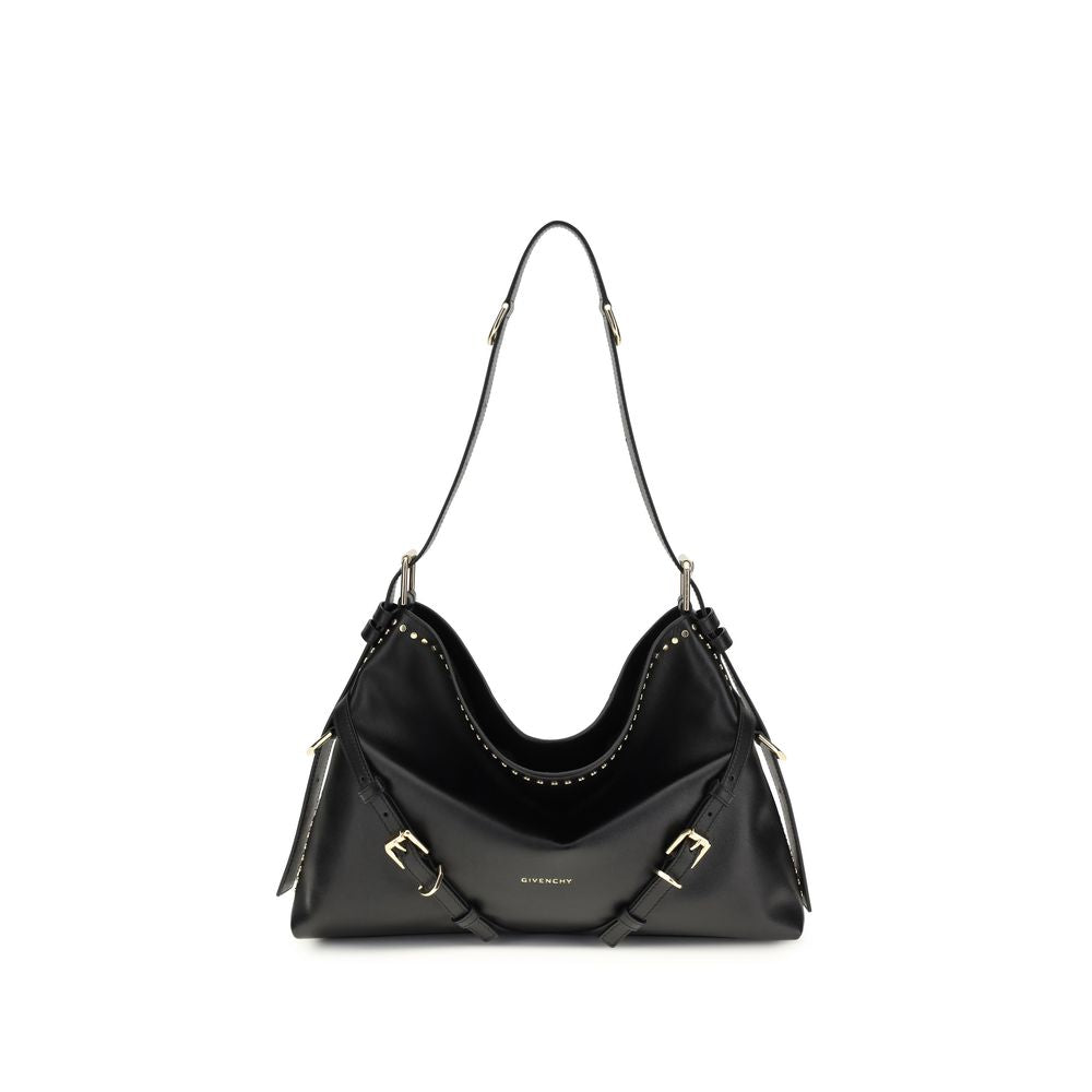 2026 New Arrival Givenchy Black Calf Leather Bos Taurus Shoulder Bag