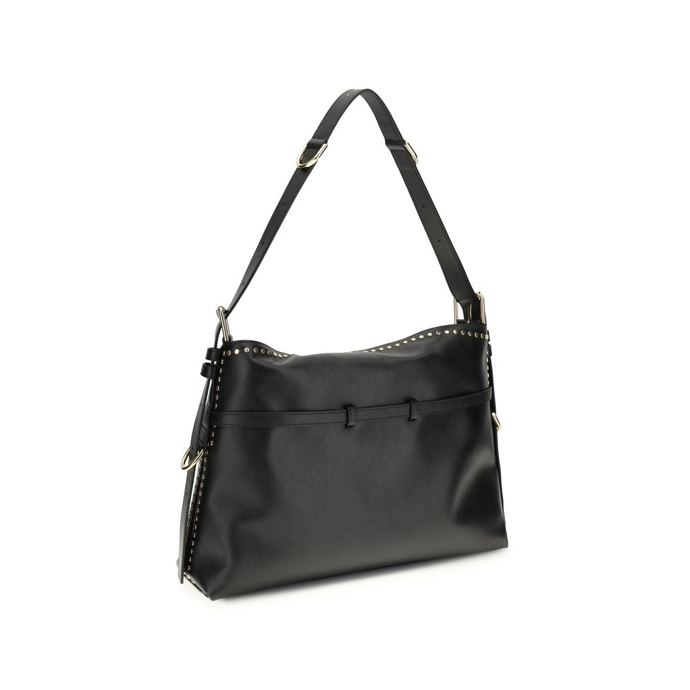 2026 New Arrival Givenchy Black Calf Leather Bos Taurus Shoulder Bag