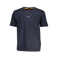 2026 New Arrival Hugo Boss Blue Organic Cotton Men's T-Shirt