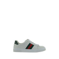 2026 New Arrival Gucci White Calf Leather Bos Taurus Low Top Sneakers