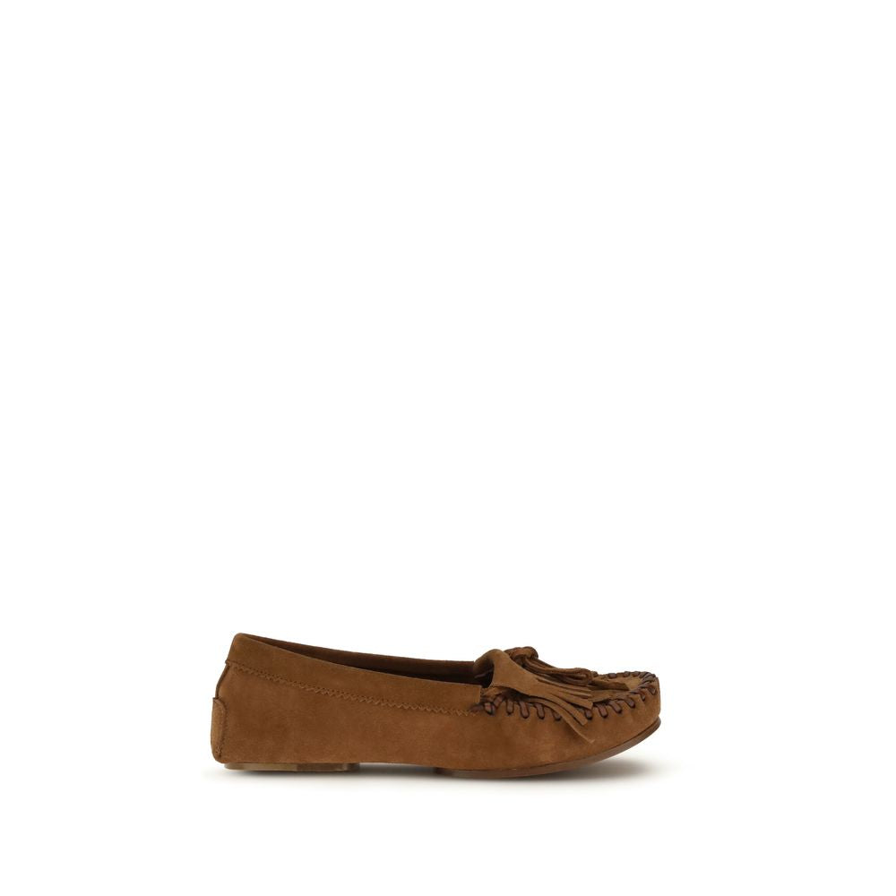 2026 New Arrival Paris Texas Brown Calf Leather Bos Taurus Slip-On Loafers
