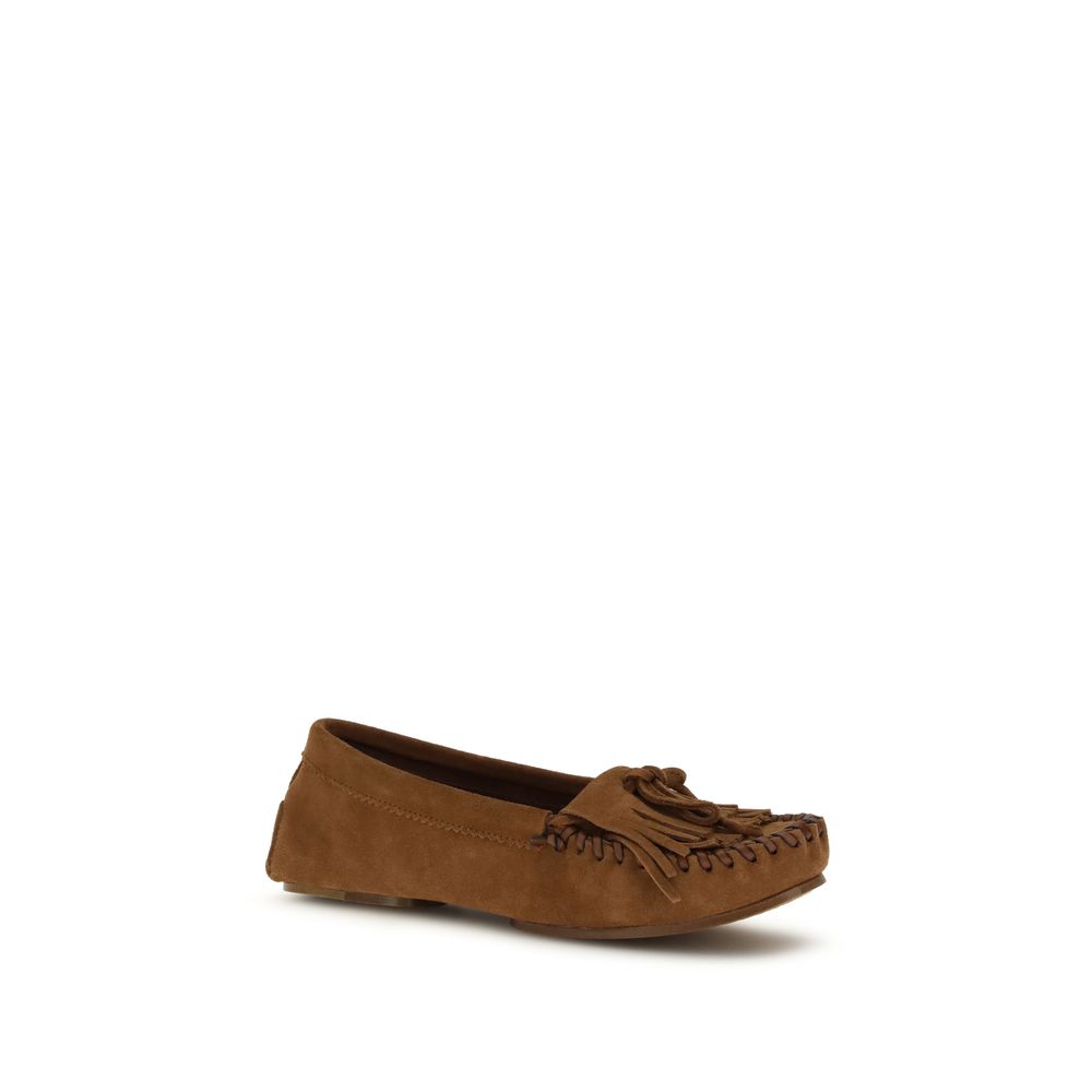 2026 New Arrival Paris Texas Brown Calf Leather Bos Taurus Slip-On Loafers