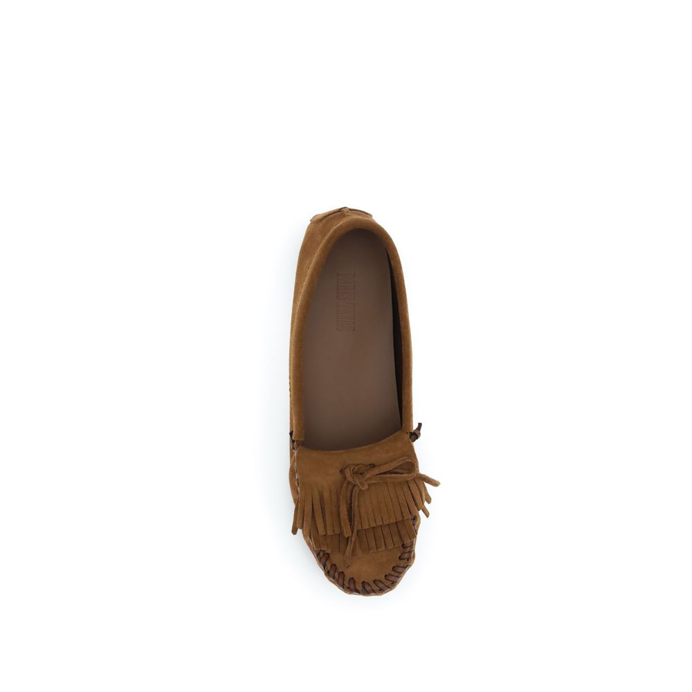 2026 New Arrival Paris Texas Brown Calf Leather Bos Taurus Slip-On Loafers