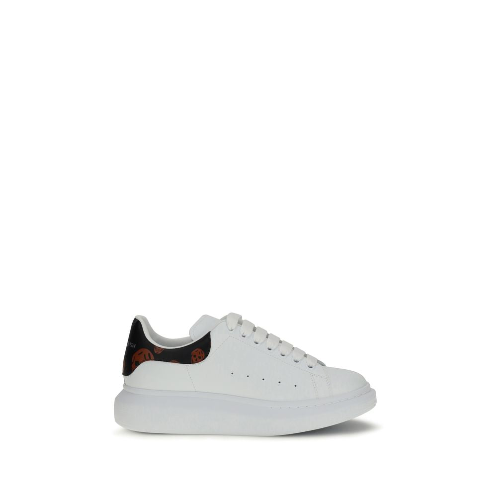 2026 New Arrival Alexander McQueen White Calf Leather Bos Taurus Chunky Sneakers