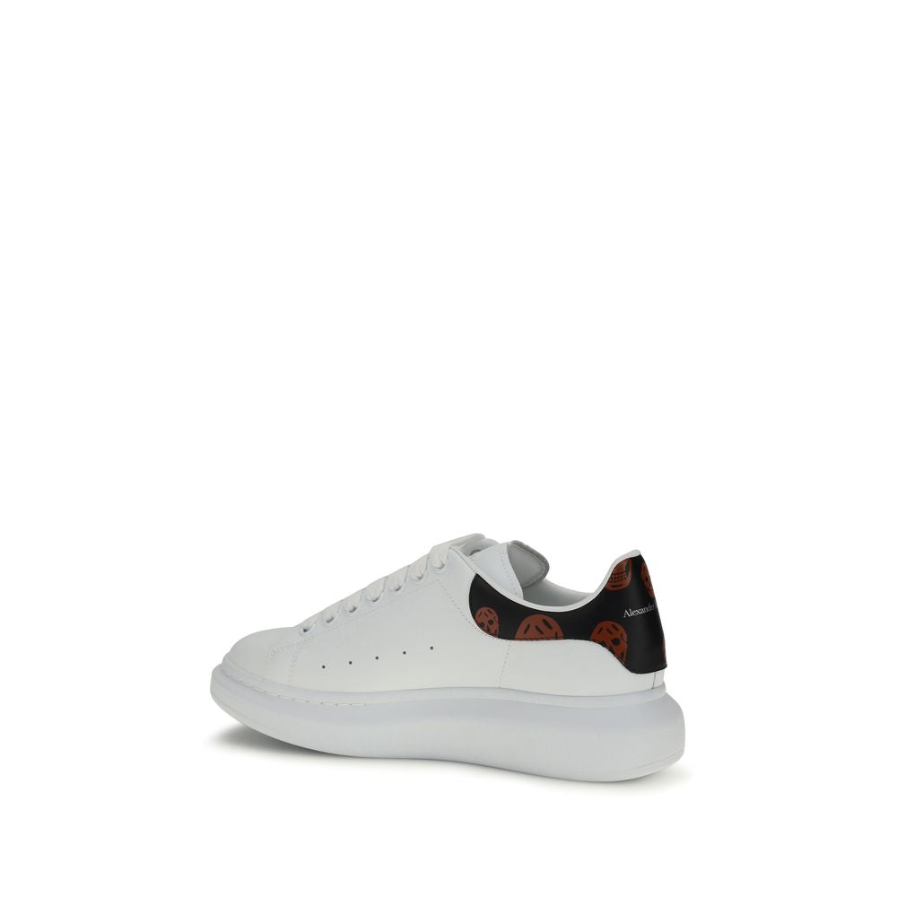 2026 New Arrival Alexander McQueen White Calf Leather Bos Taurus Chunky Sneakers