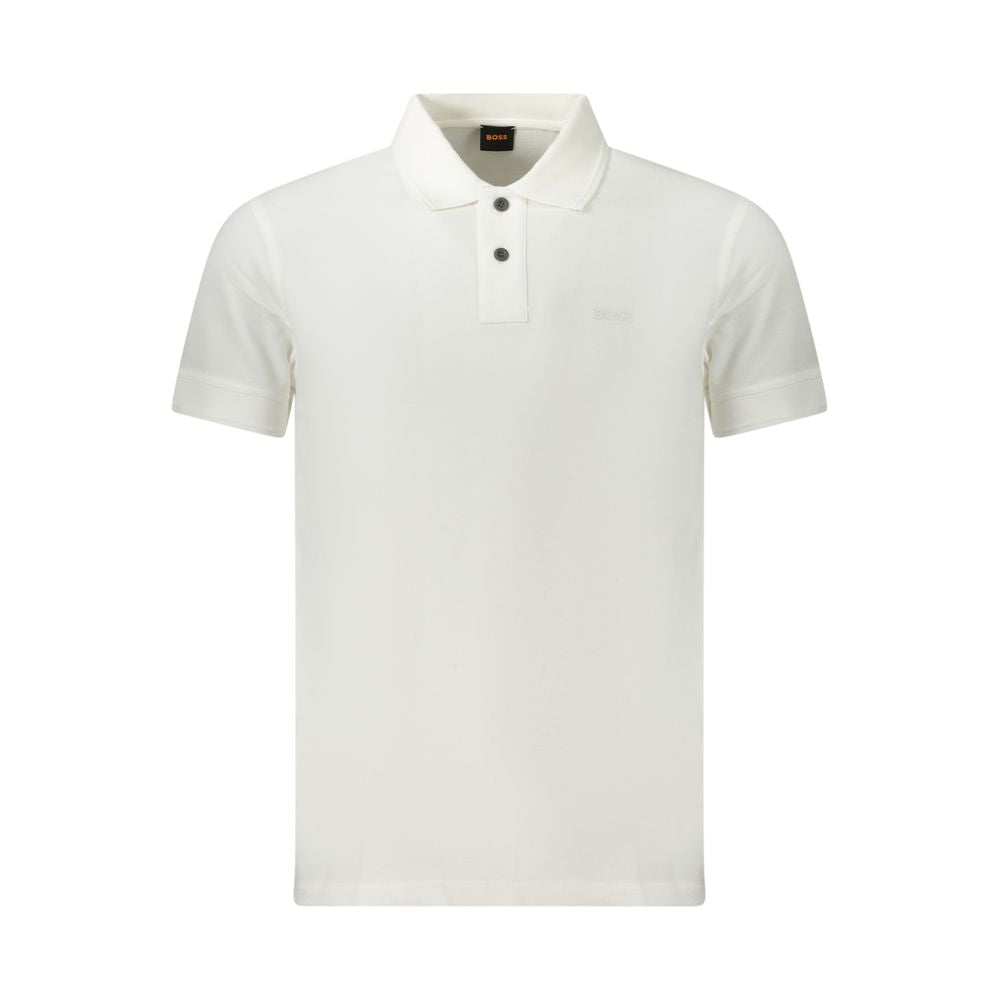 2026 New Arrival Hugo Boss Bianco Cotton Men Polo