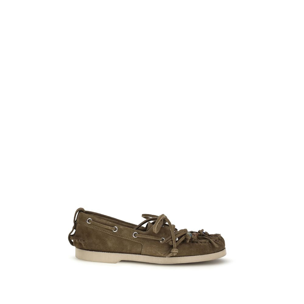 2026 New Arrival Golden Goose Bicolor Calf Leather Bos Taurus Slip-On Loafers
