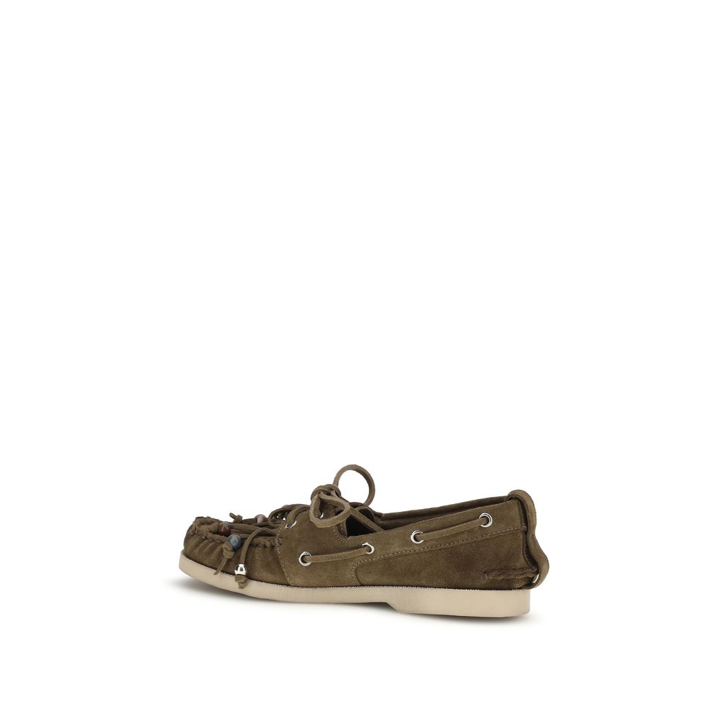2026 New Arrival Golden Goose Bicolor Calf Leather Bos Taurus Slip-On Loafers
